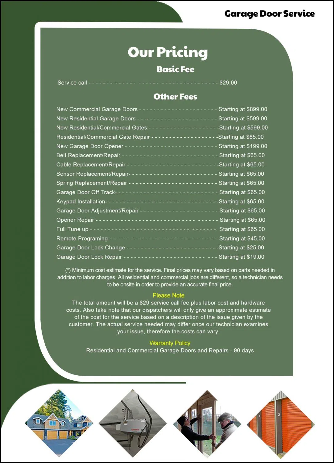 Metro Garage Doors Sunnyvale, CA 408-791-2066